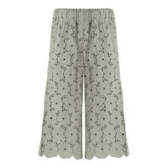 Lil Atelier Dally Wide Pants - Forest Fog - 92 cm