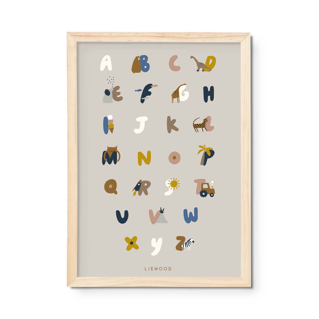 Liewood Beverly ABC plakat - 50x70 cm