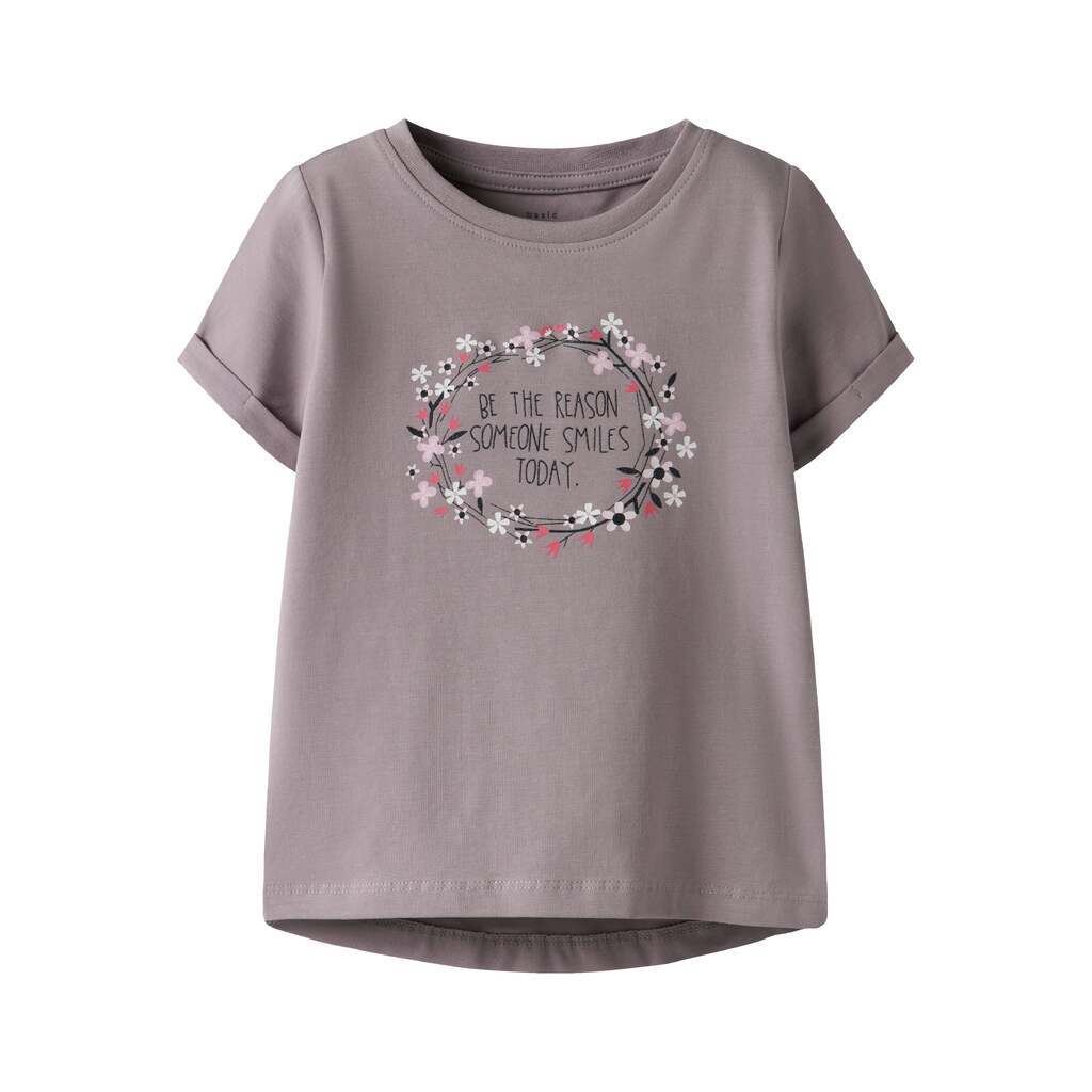 Name It Vix SS Top - Purple Dove - 92 cm