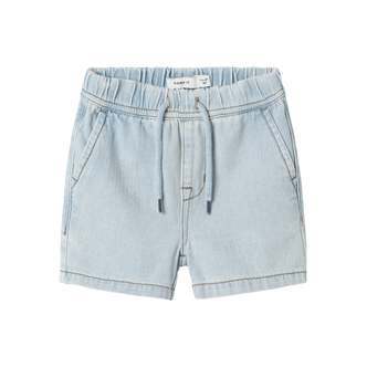 Name It Ryan Jog Denim Shorts - Light Blue Denim - 92 cm