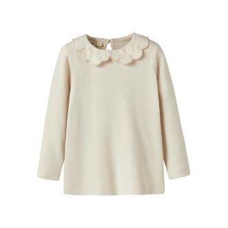 Lil Atelier Fundo LS Slim Top - Turtledove - 92 cm