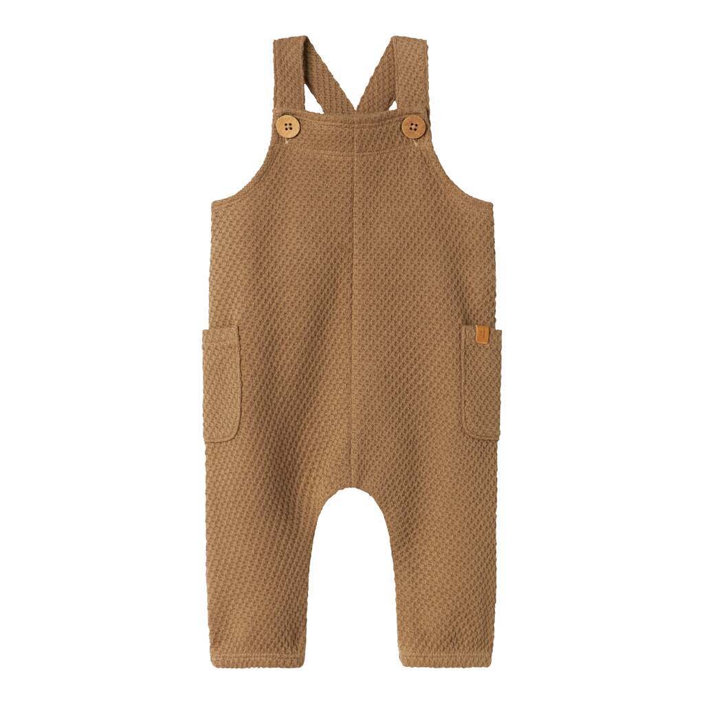 Lil Atelier Noello Loose Overall - Sepia Tint - 56 cm