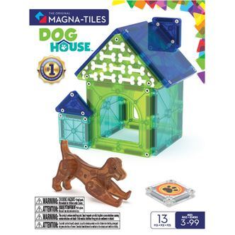 Magna-Tiles Magnetisk Legetøj - Dog House 13 dele