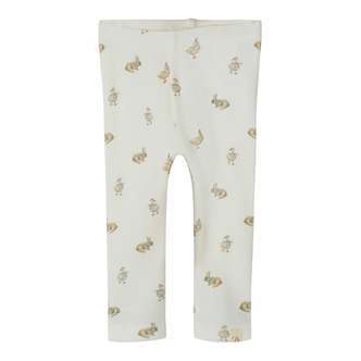 Lil Atelier Lavo Emo Leggings - Coconut Milk - 56 cm
