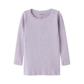 Name It Kab Ls Top Noos - Lavender Gray - 86 cm