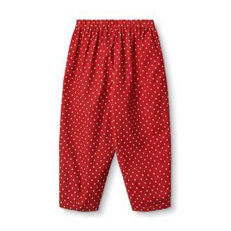 Fliink Dolly Dot Pants -Pompeian Red - 80 cm