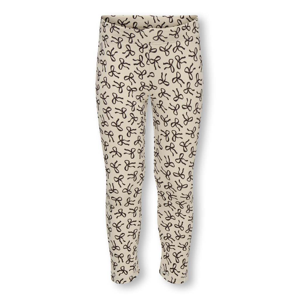 Only Mini Trinny Life Leggings - Pumice Stone/Bow - 92 cm