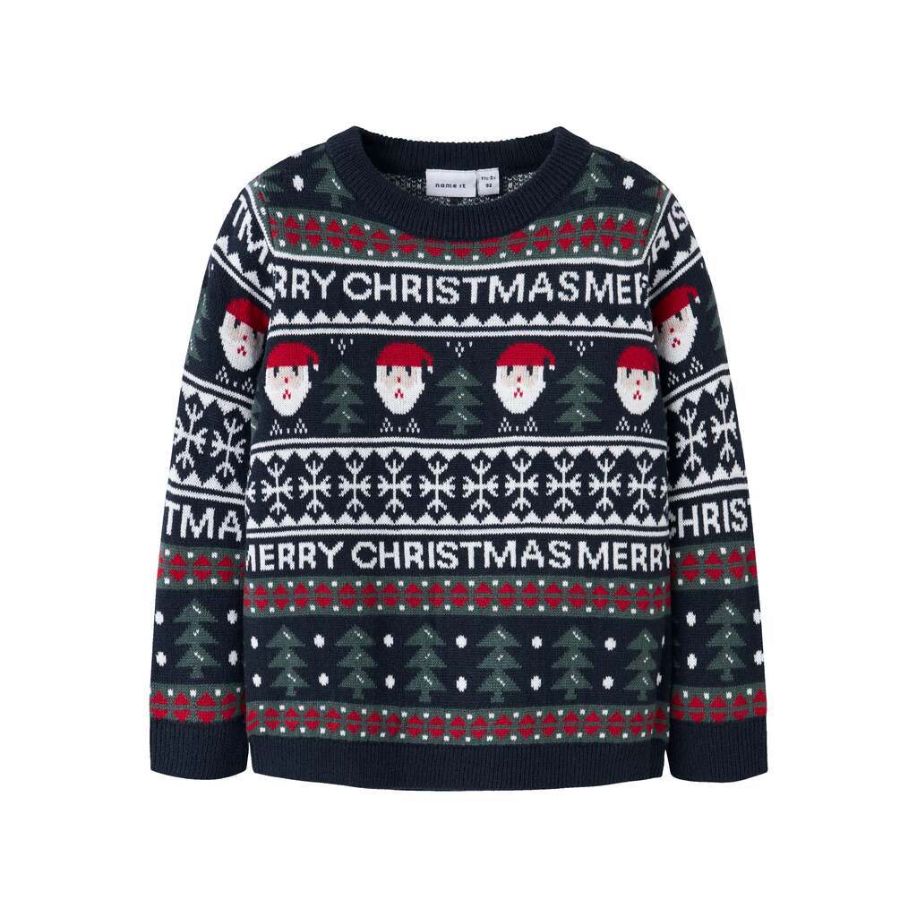 Name It Rastokka LS Knit - Dark Sapphire - 92 cm
