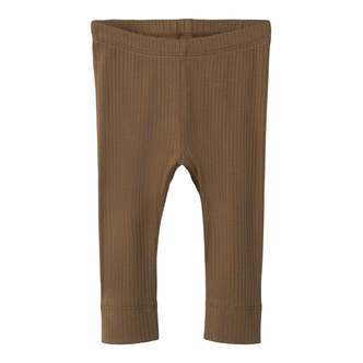 Name It Noe Slim Leggings - Walnut - 50 cm