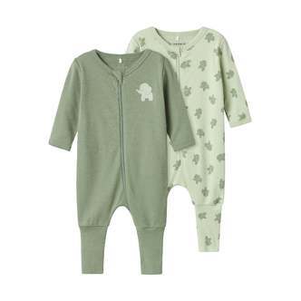 Name It Nightsuit 2 pak Elephant - Sea Foam - 50 cm