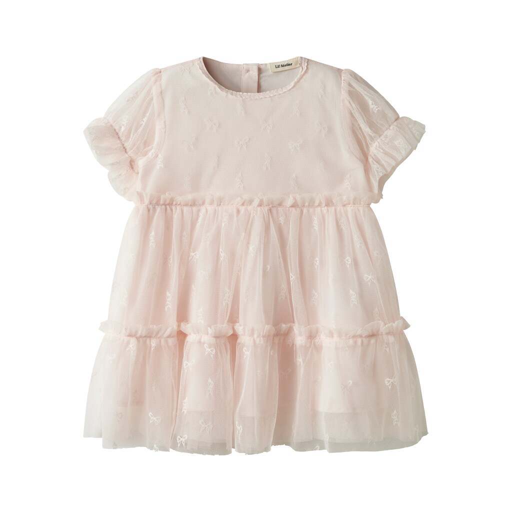 Lil Atelier Rosetta SS Loose Dress - Almost Mauve - 92 cm