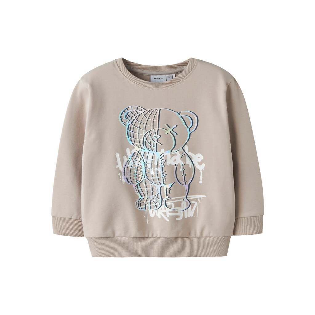 Name It Donvu Sweat Shirt - Chateau Gray - 92 cm