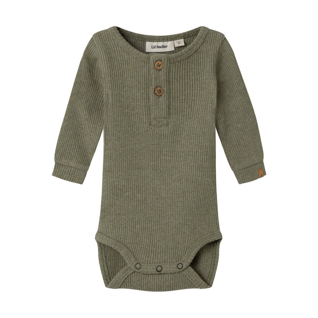 Lil Atelier Sophio Body - Loden Green - 56 cm