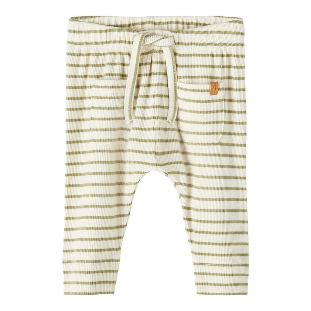 Lil Atelier Gago Loose Pants - Sage - 56 cm