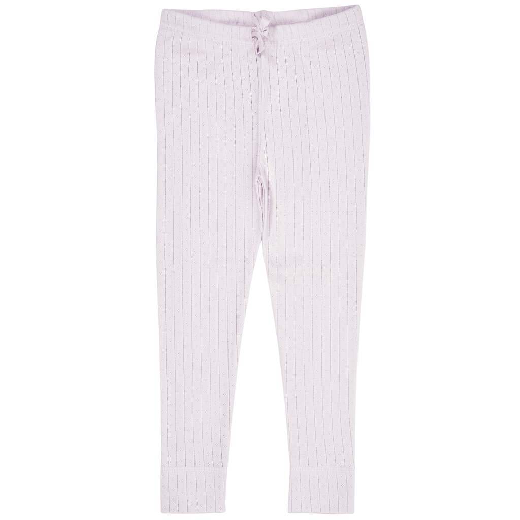 Copenhagen Colors Pointelle Leggings - Lavender - 80 cm