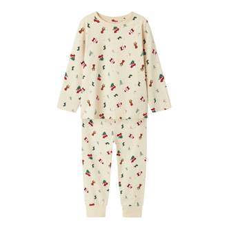 Name It Vismas Natsæt - Whitecap Gray Christmas Elements - 86 cm