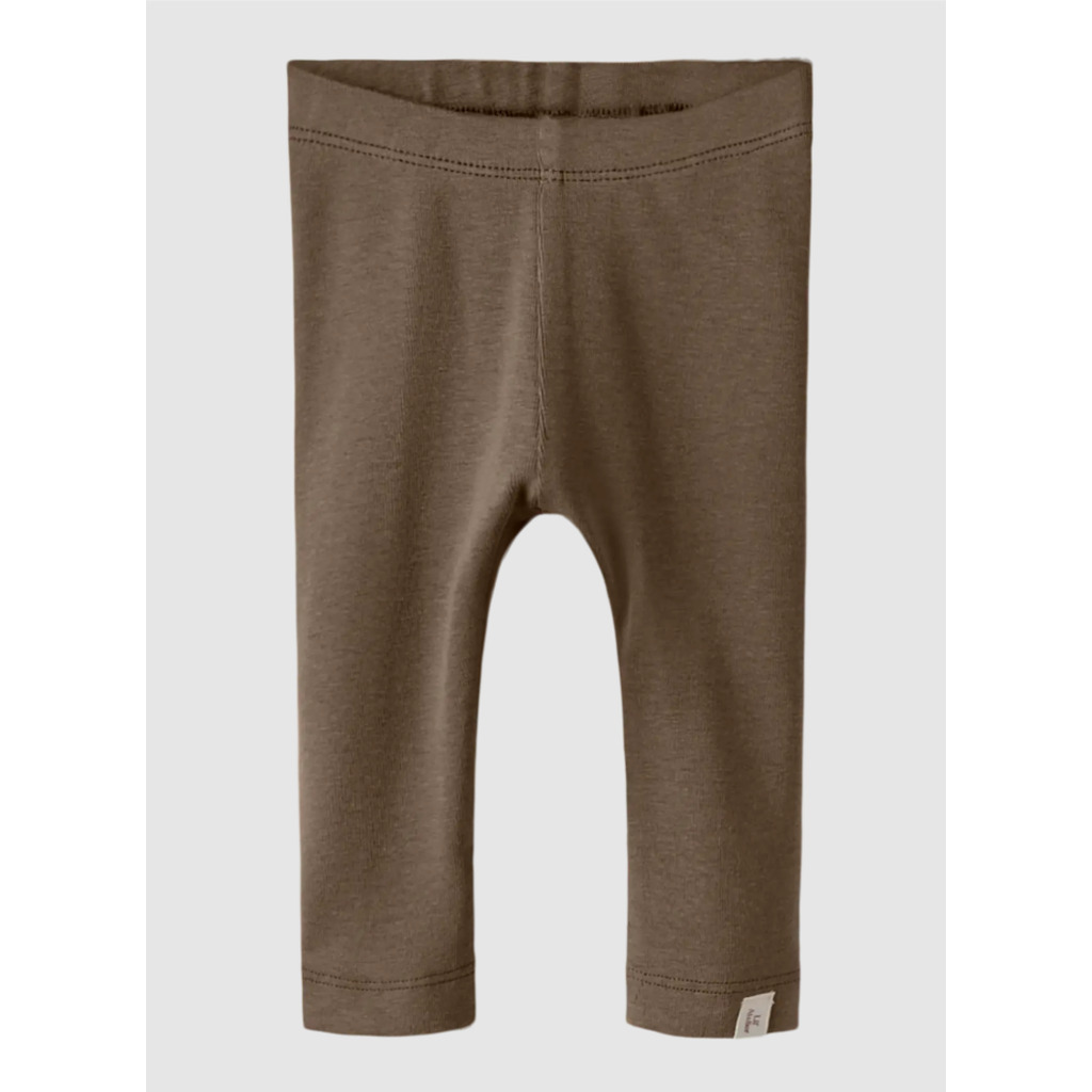 Lil Atelier Gayo Slim Leggings NOOS - Shitake - 56 cm