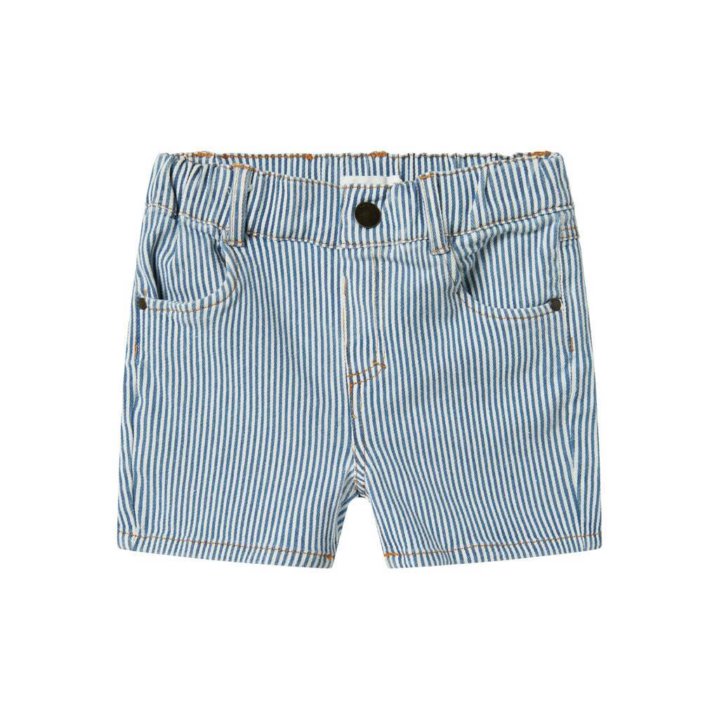 Lil Atelier Halfdan Loose Shorts - Zen Blue - 92 cm