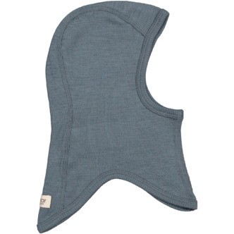 MarMar Balaclava Elefanthue Uld - Stormy Blue - 62 cm / 4 mdr.