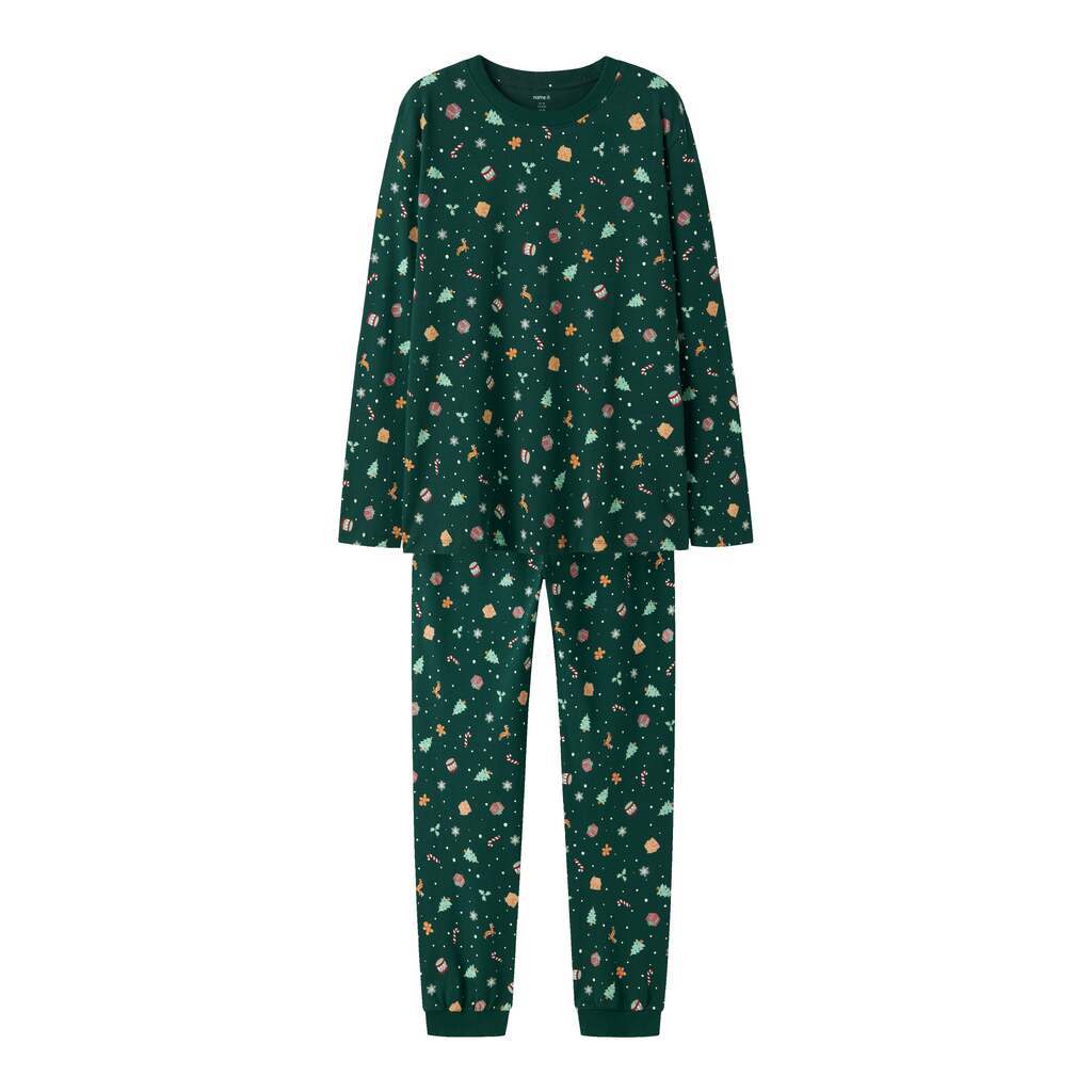 Name It Vismas Natsæt - Botanical Garden/Xmas - XS