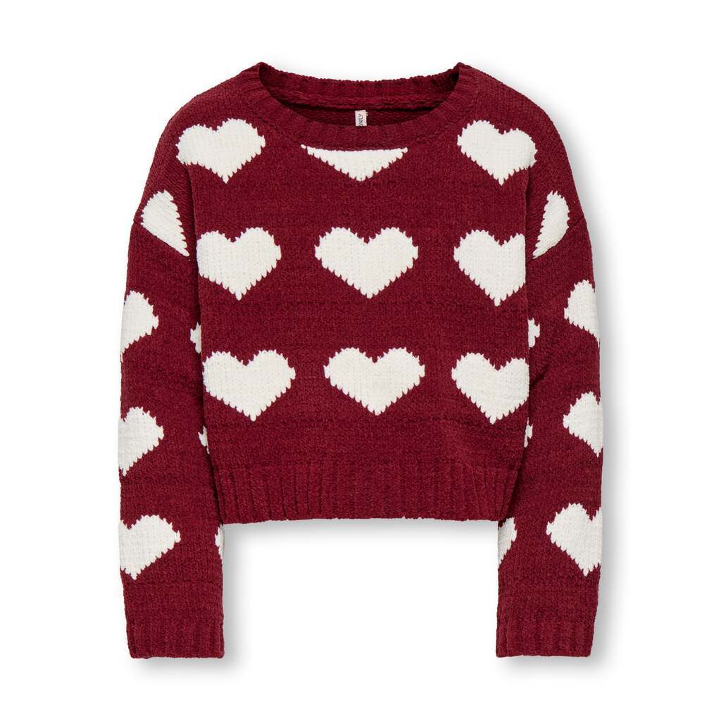 Only Mini Sus Chinelle Pullover Knit - Cabernet - 92 cm