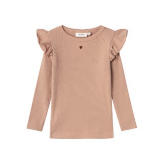 Lil Atelier Gago Kuo Slim Shirt - Nougat - 92 cm