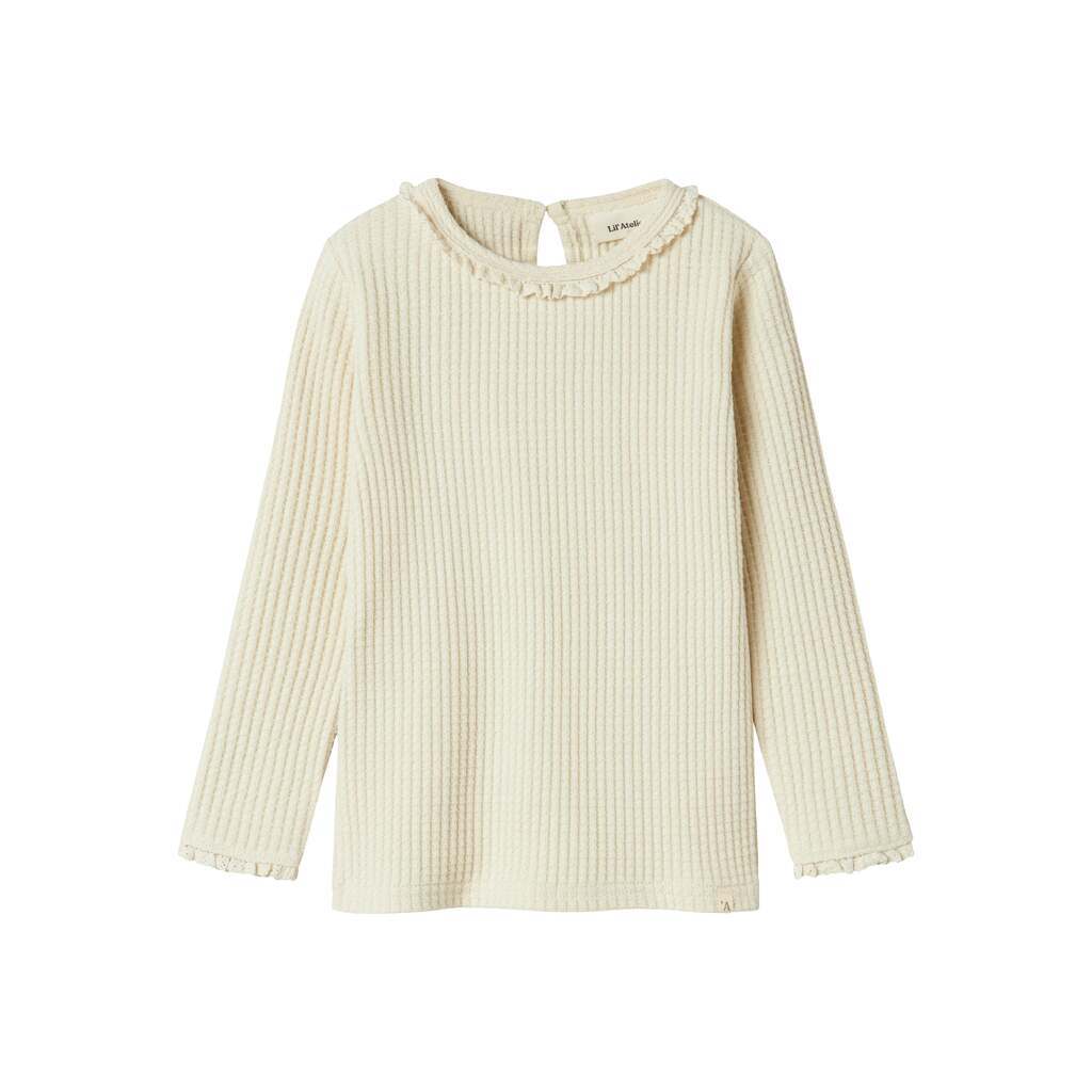 Lil Atelier Osanne Slim Top - Turtledove - 92 cm