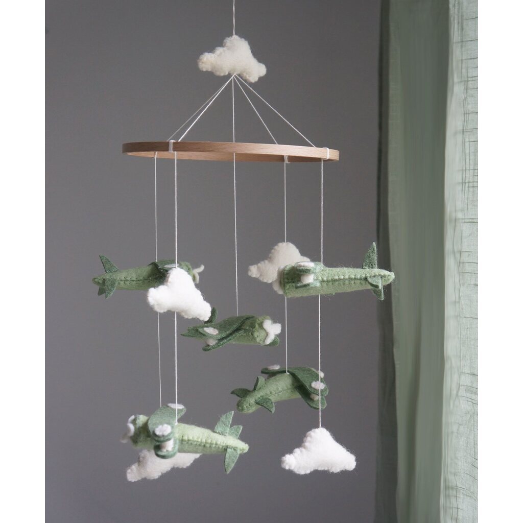 Gamcha Uro med Flyvemaskiner - Grøn