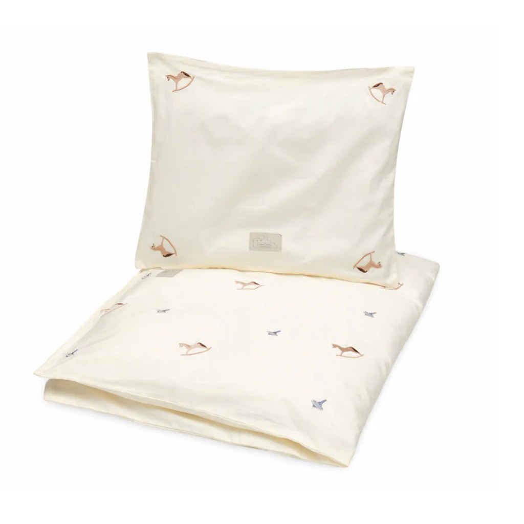 Cam Cam Copenhagen Broderet Baby Sengetøj - Vintage Toys