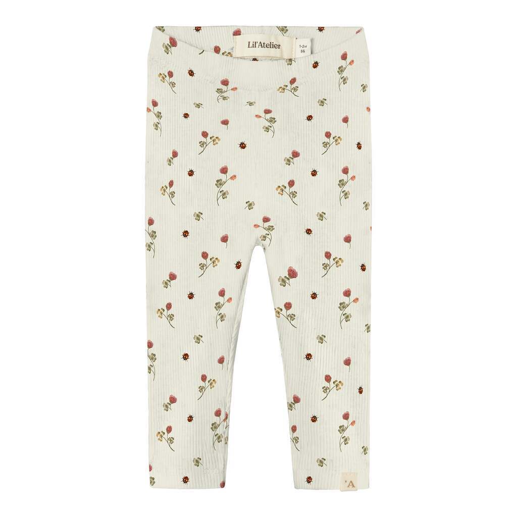 Lil Atelier Lavo Elf Leggings - Turtledove - 56 cm