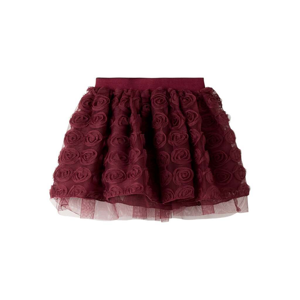 Name It Sykia Tulle Skirt - Burgundy - 92 cm