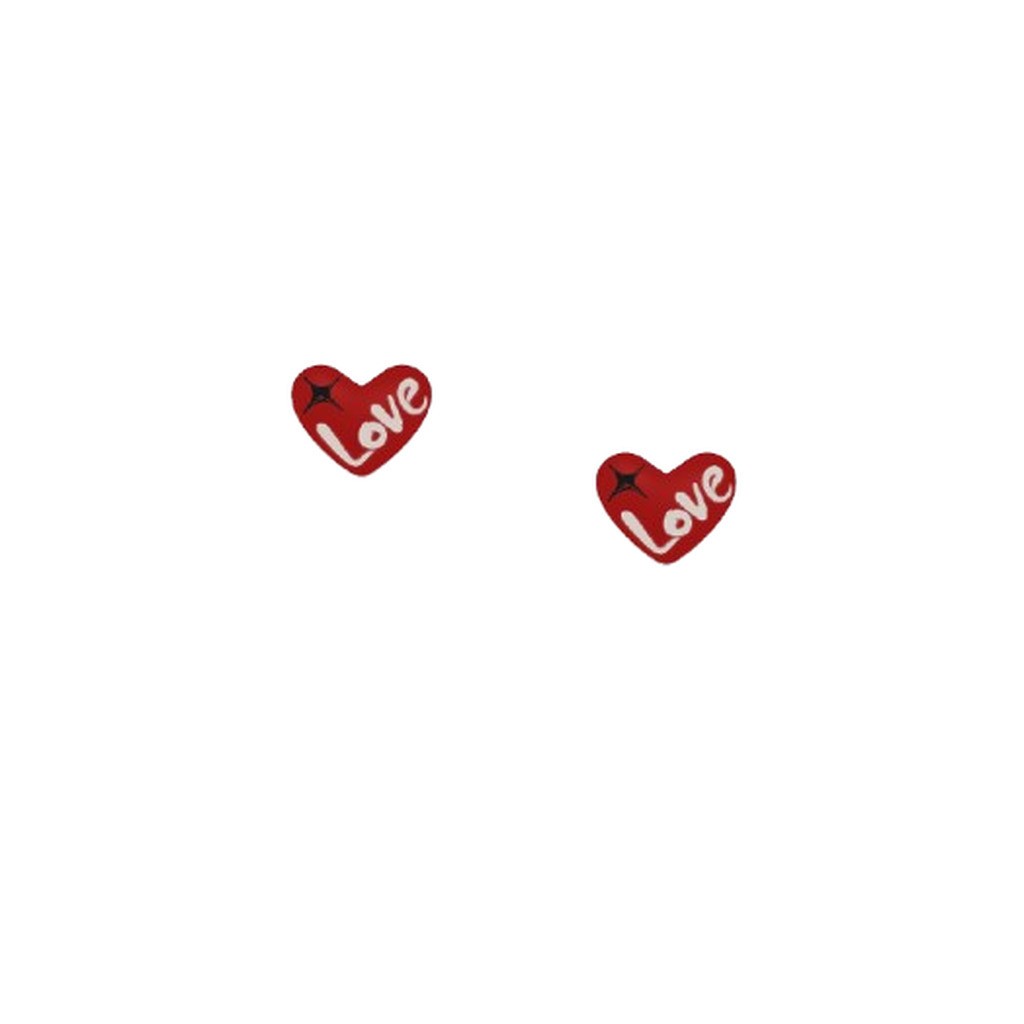 Ørestikker LOVE - Rød