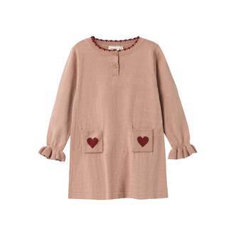 Lil Atelier Saran Knit Dress - Nougat - 92 cm