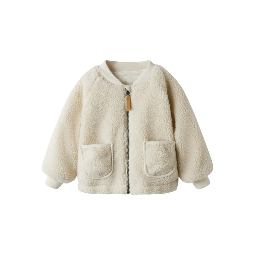 Lil Atelier Lajo Bomber Jacket - Turtledove/Rainbow - 86 cm