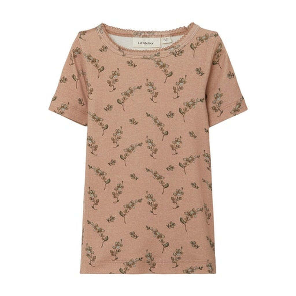Lil Atelier Blomstret T-shirt Roebuck - 92 cm