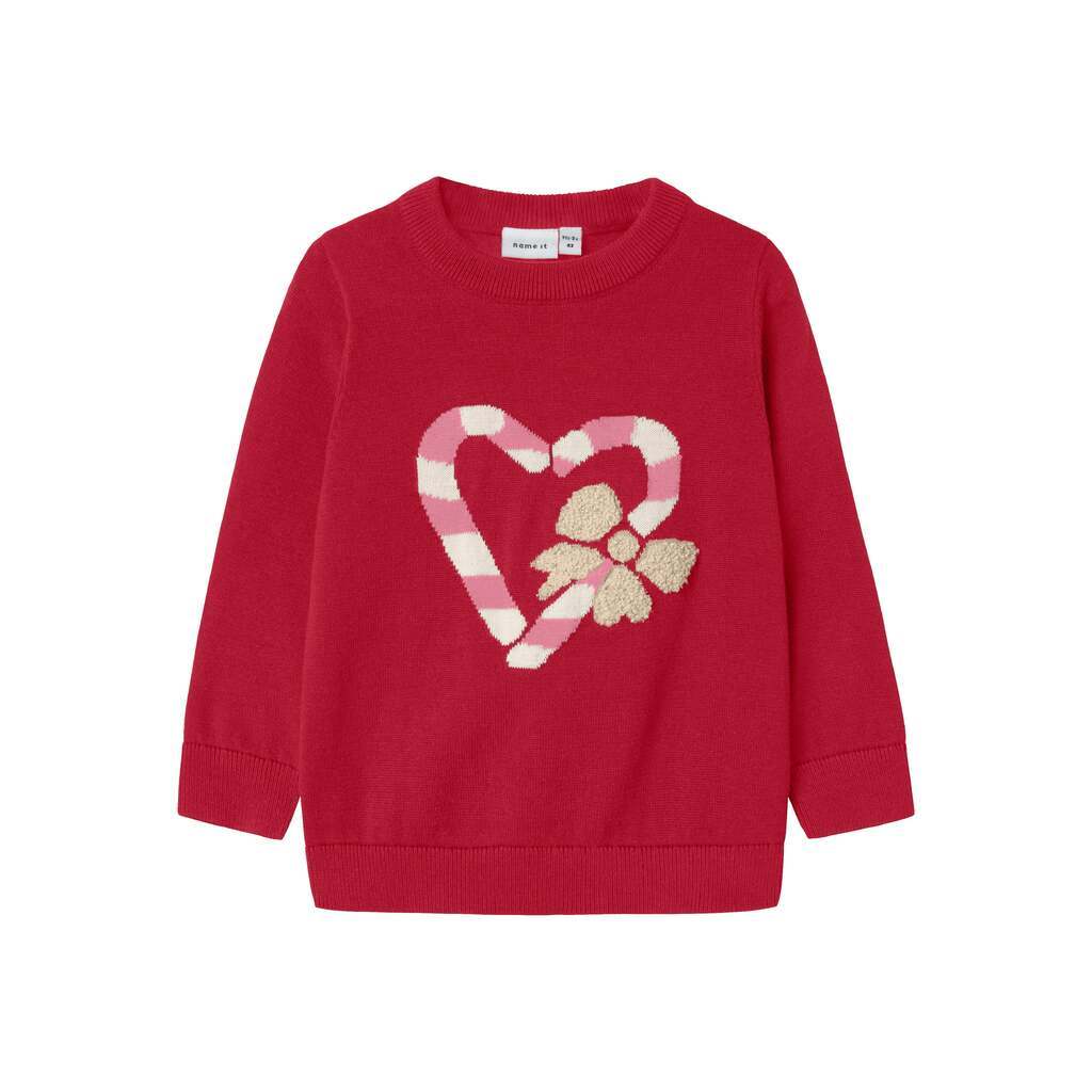 Name It Reamo LS Knit - Jester Red - 92 cm