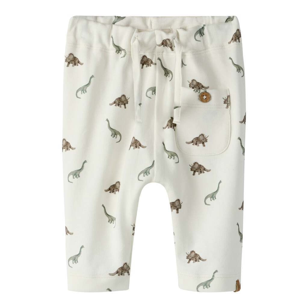 Lil Atelier Gayo Sak Pants - Coconut Milk/Dino - 56 cm