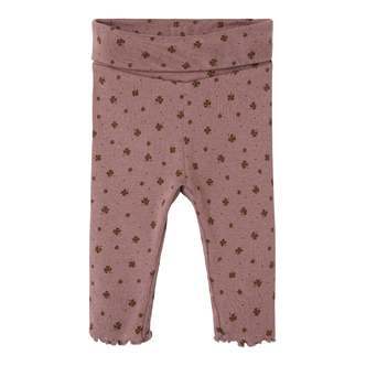 Name It Noella Slim Leggings - Twilight Mauve - 50 cm