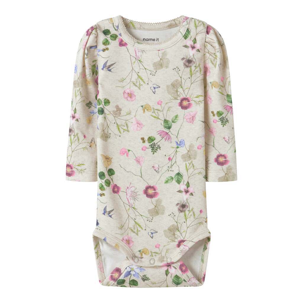 Name It Falca LS Body - Peyote Melange - 50 cm