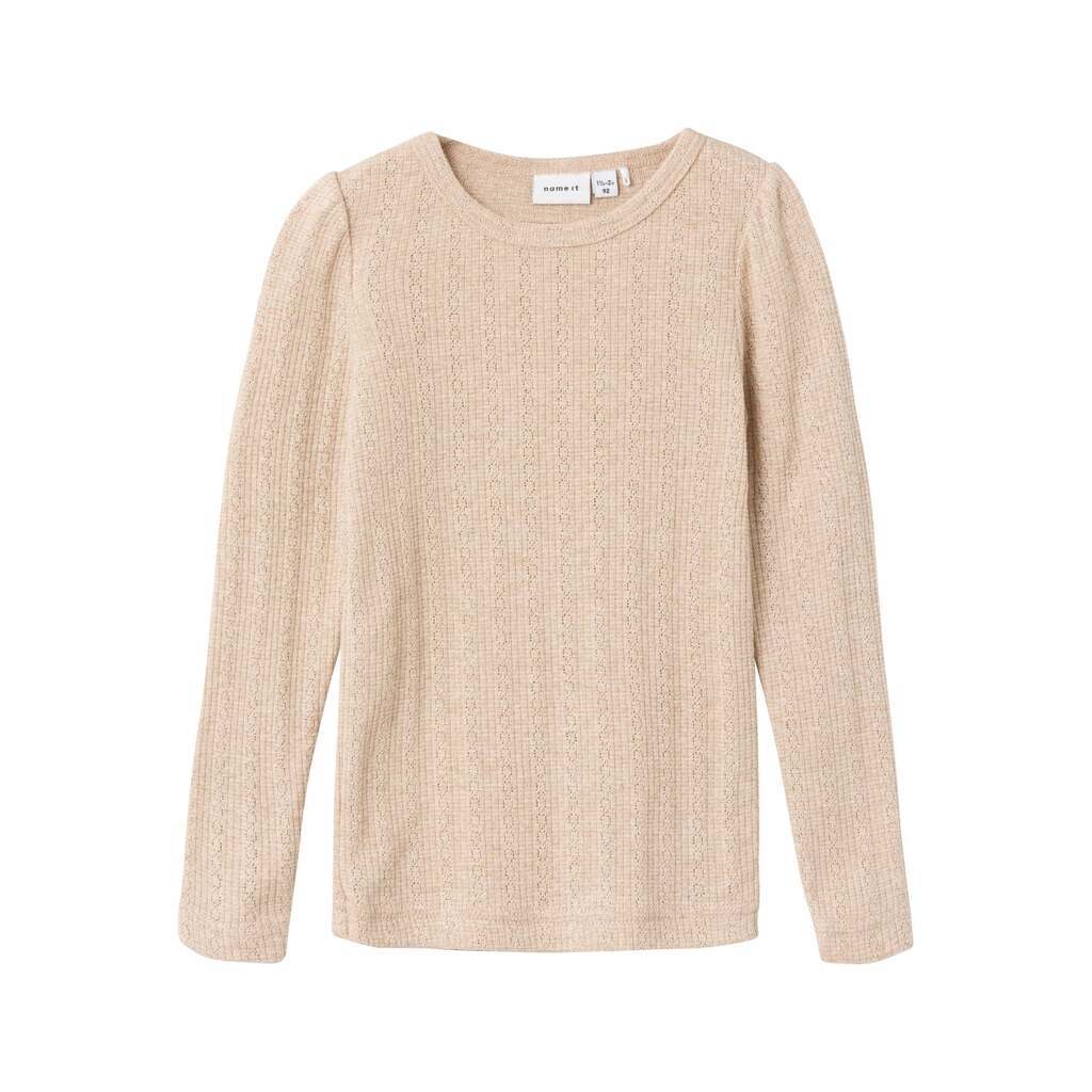 Name It Ohusa Ls Top - Oxford Tan - 86 cm