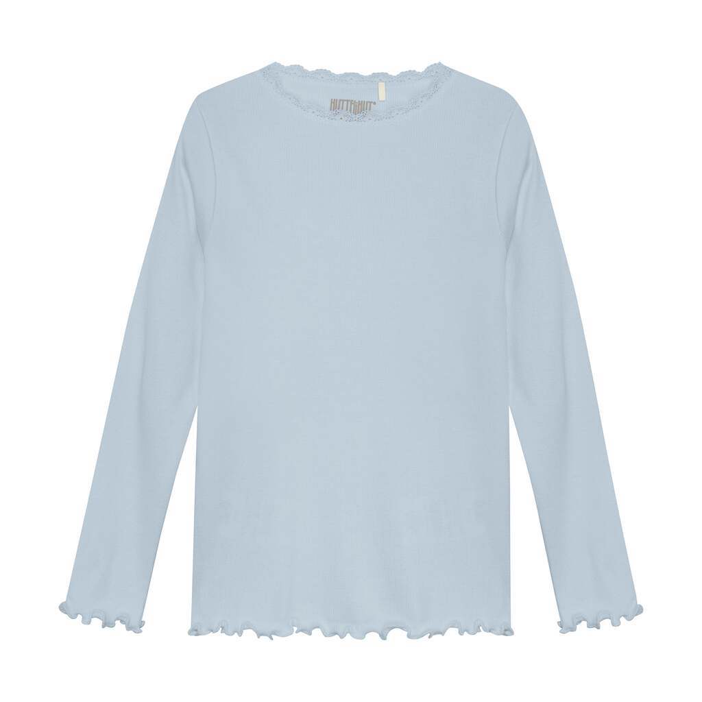Huttelihut Rib Shirt -  Celestial Blue - 86 cm