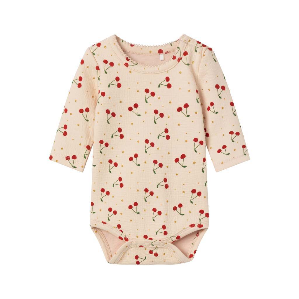Name It Dolly Kirsebær Body - Créme de Pêche - 50 cm
