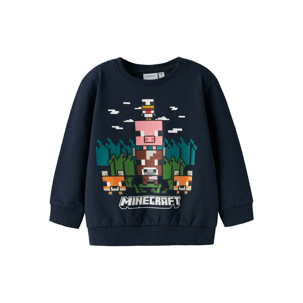 Name It Nell Minecraft Sweat shirt - Navy Blazer - 92 cm