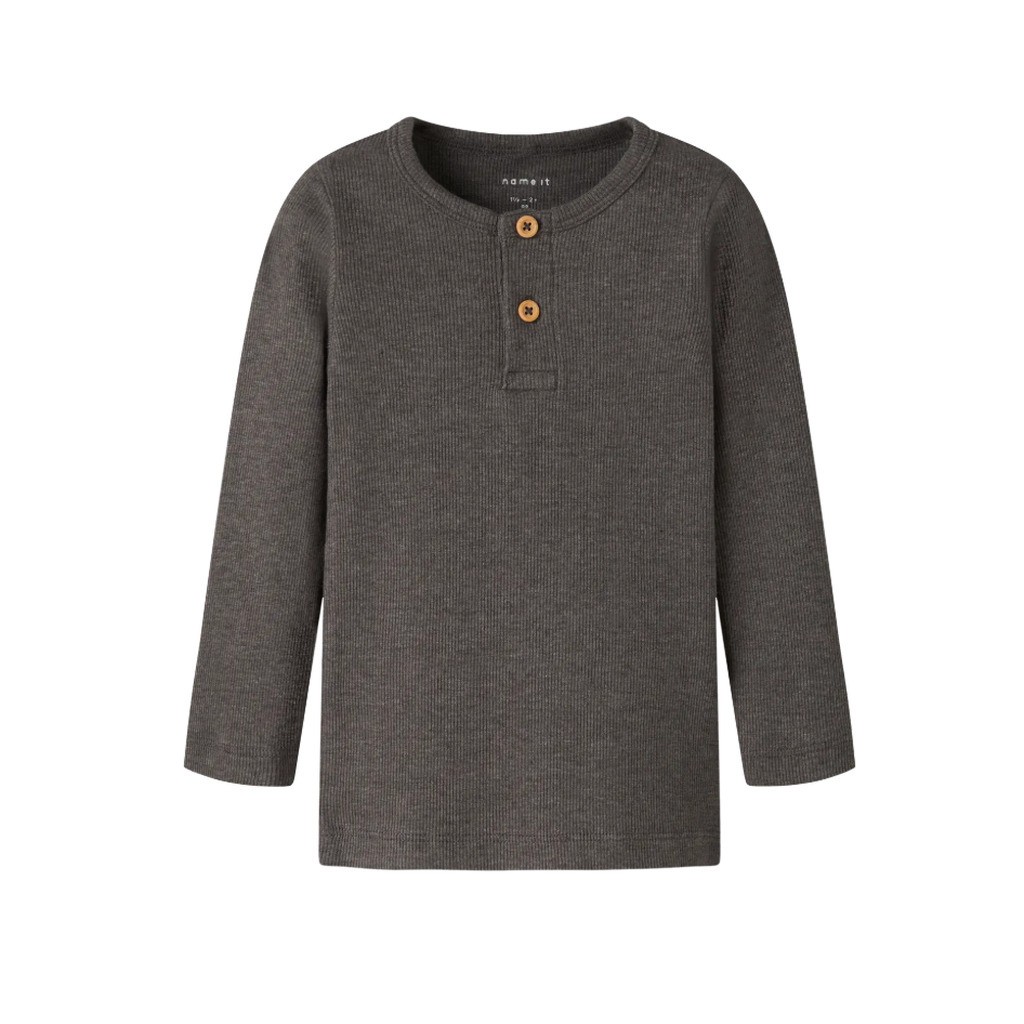 Name It Kab Ls Shirt Noos - Delicioso Melange - 86 cm