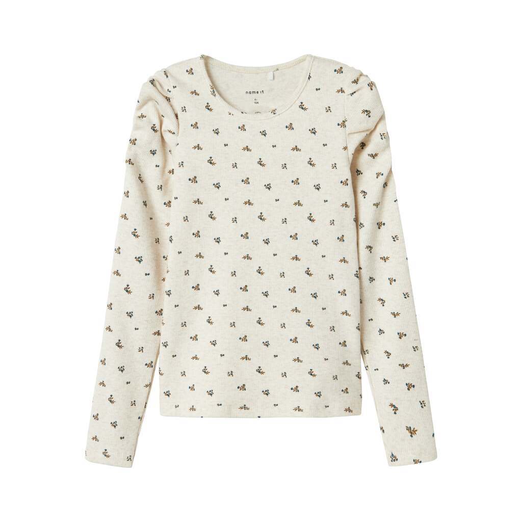 Name It Olinne Slim Top - Peyote Melange - 86 cm