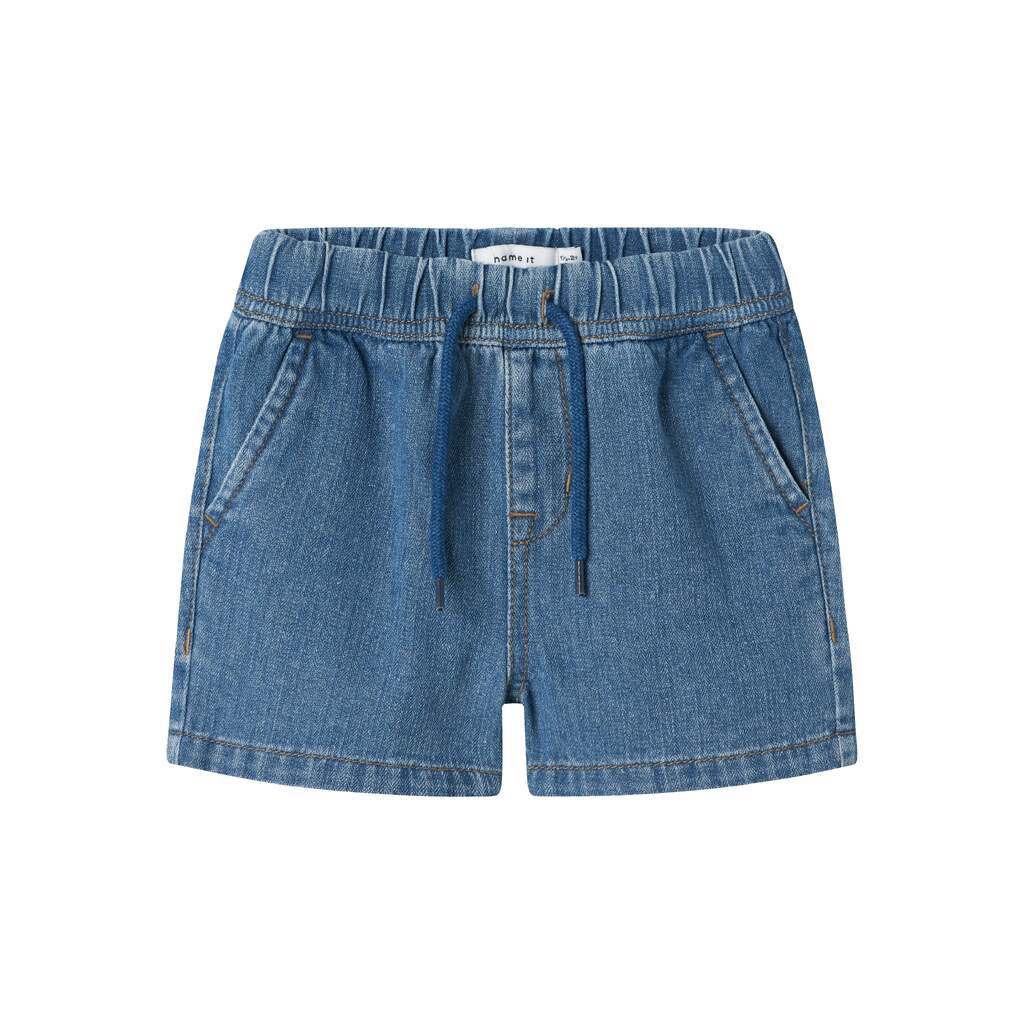 Name It Ryan Jog Denim Shorts - Dark Blue Denim - 92 cm