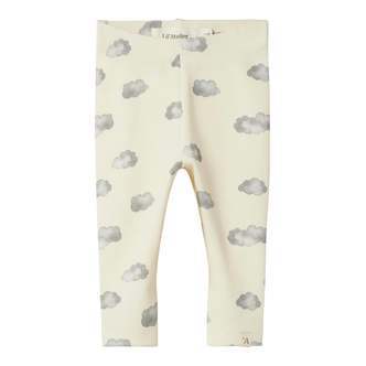 Lil Atelier Layo Kim Leggings - Turtledove/Blue Cloud - 56 cm