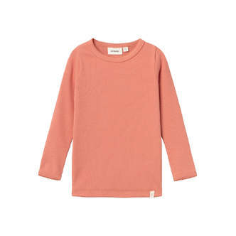 Lil Atelier Gago Kin Slim Shirt -  Canyon Clay - 92 cm
