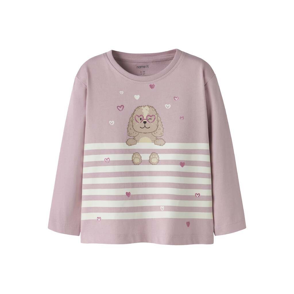 Name It Valiane LS Top - Dawn Pink - 92 cm