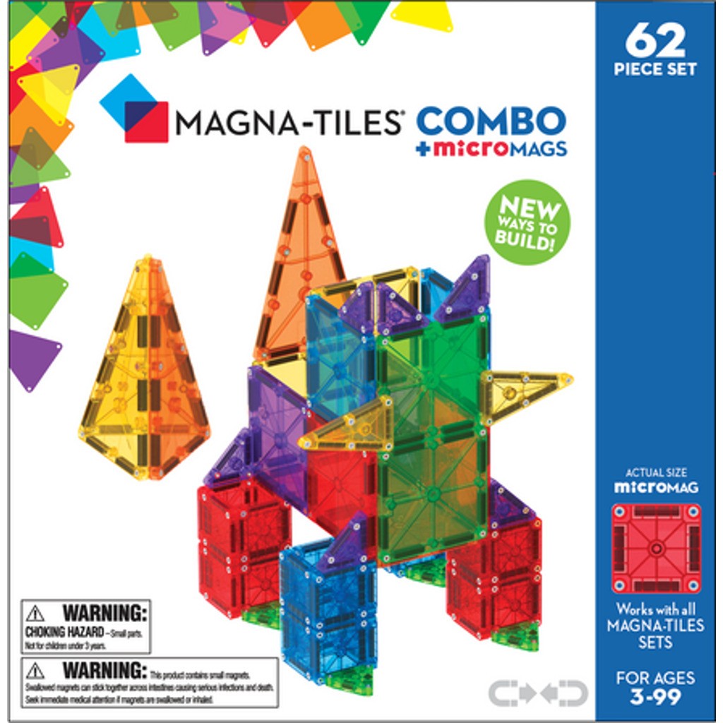 Magna-Tiles microMAGS Kombi- 62 Dele